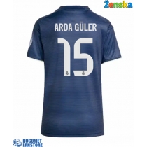 Real Madrid Arda Guler #15 Gostujuci Dres za Ženska 2025-26 Kratak Rukav